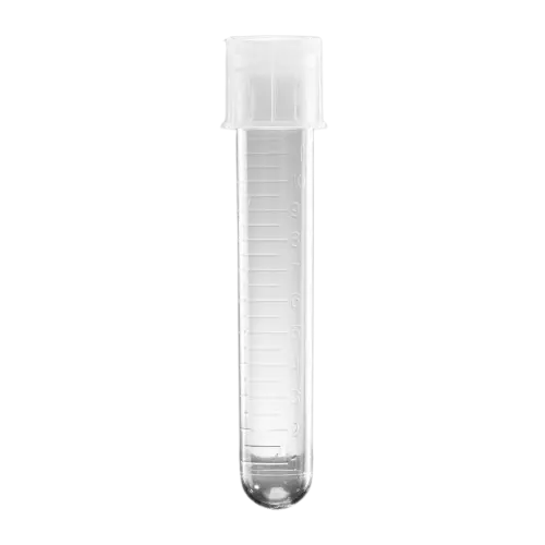 Falcon 14 mL Round Bottom Polystyrene Test Tube Cat No 352001 with Snap Cap Sterile Individually Wrapped Pack of 500 for IVF Lab Uses